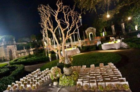 Свадебная церемония на вилле Вискайя (Майами) - Фотографии