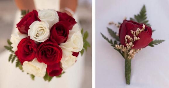 Фото Свадебные букеты из роз Мексика
